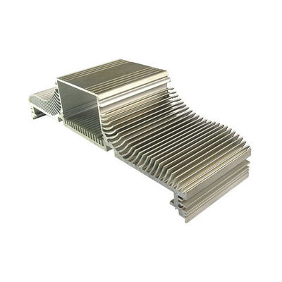 Flexible Heat Sink Anodized Aluminum Extrusions Profile T5 T6 For Architecture